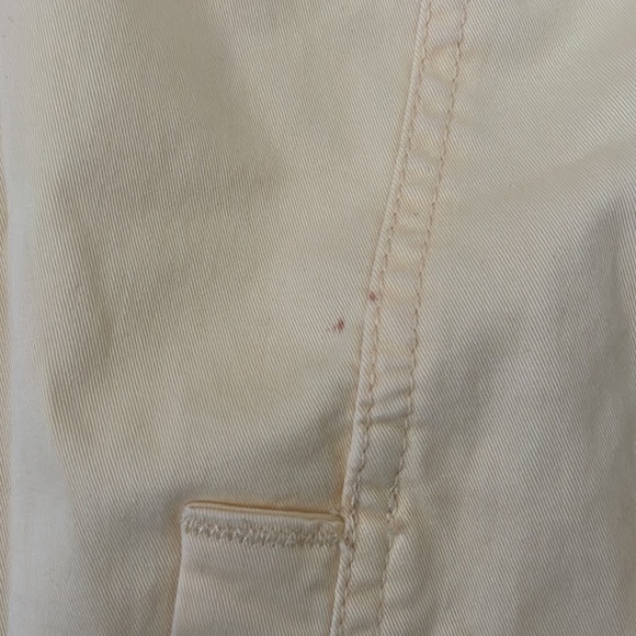 St. John’s Bay Butter Yellow Pleated Button Down Short Coat/Jacket - Picture 6 of 8